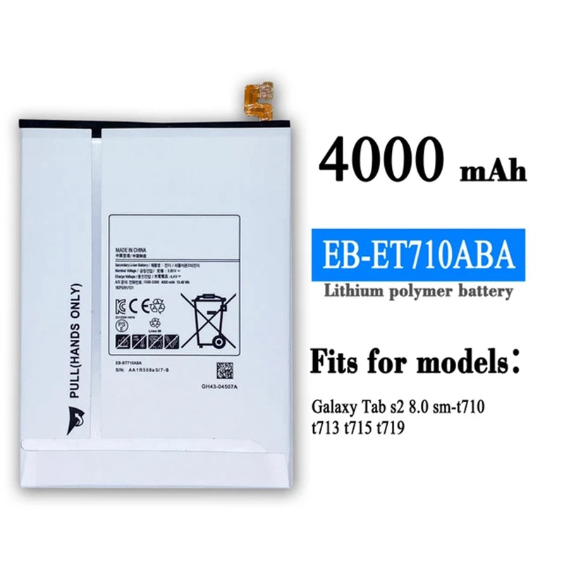 Replacement Tablet Battery for Samsung Tab S2 8.0