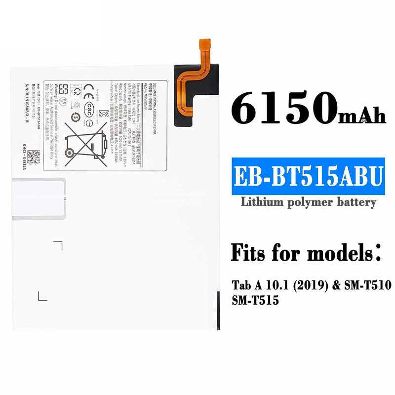 Replacement Tablet Battery for Samsung Tab A 10.1