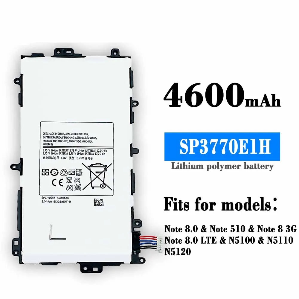 Replacement Tablet Battery for Samsung Note 8.0