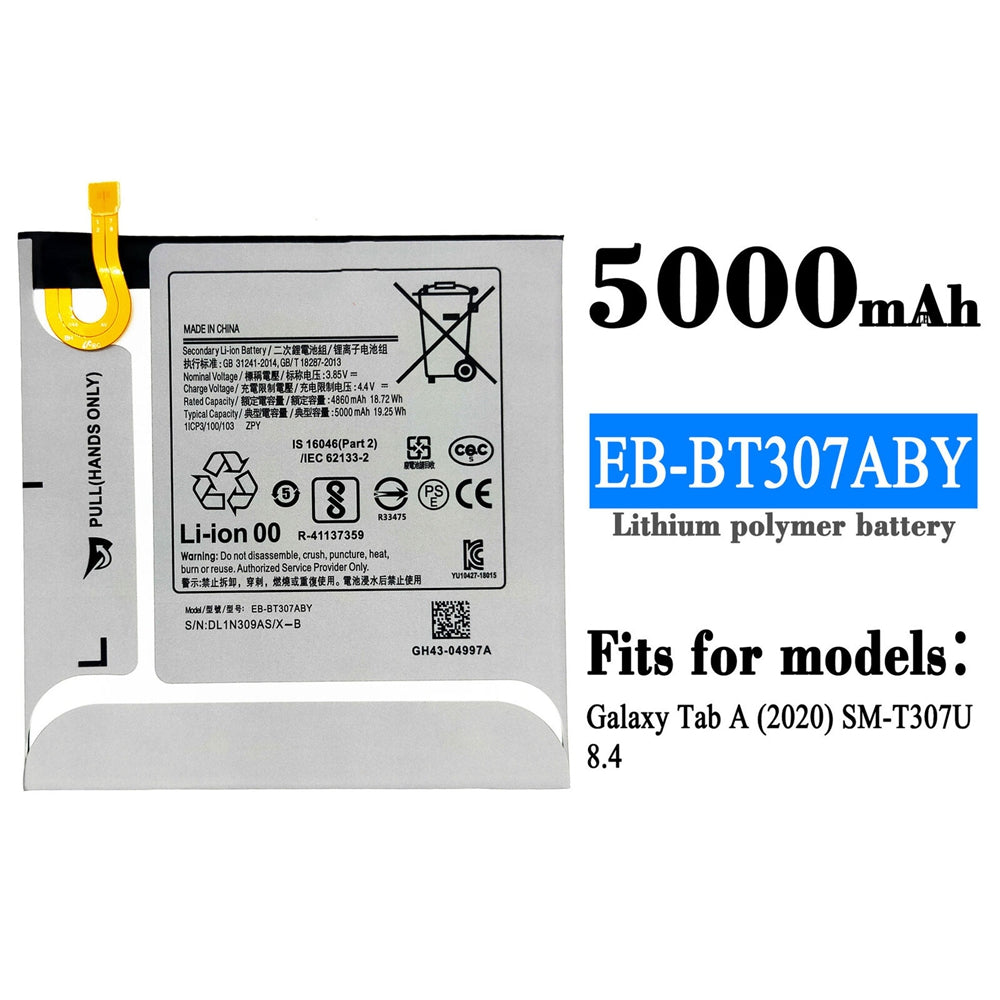 Replacement Tablet Battery for Samsung Tab A 8.4