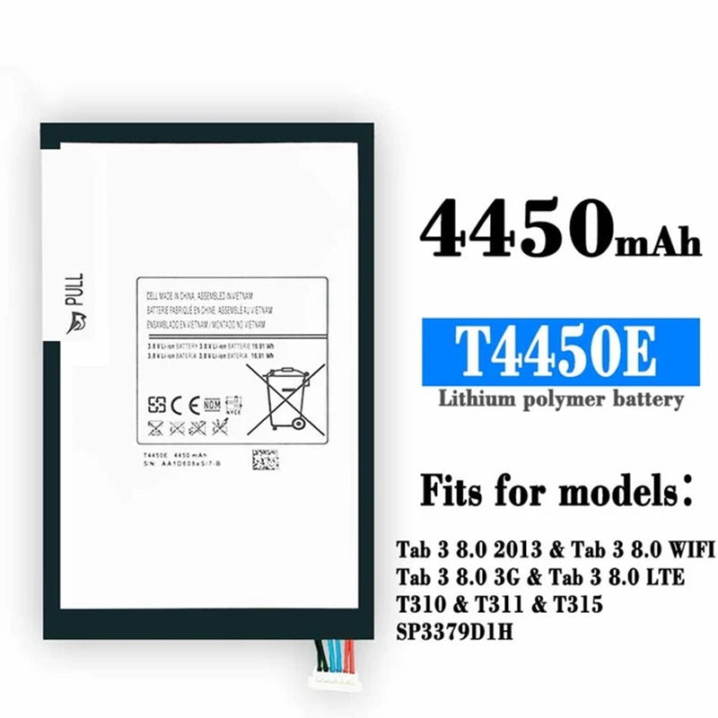 Batterie de remplacement pour tablette Samsung Tab 3 8,0