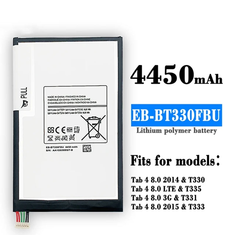 Batterie de remplacement pour tablette Samsung Tab 4 8,0