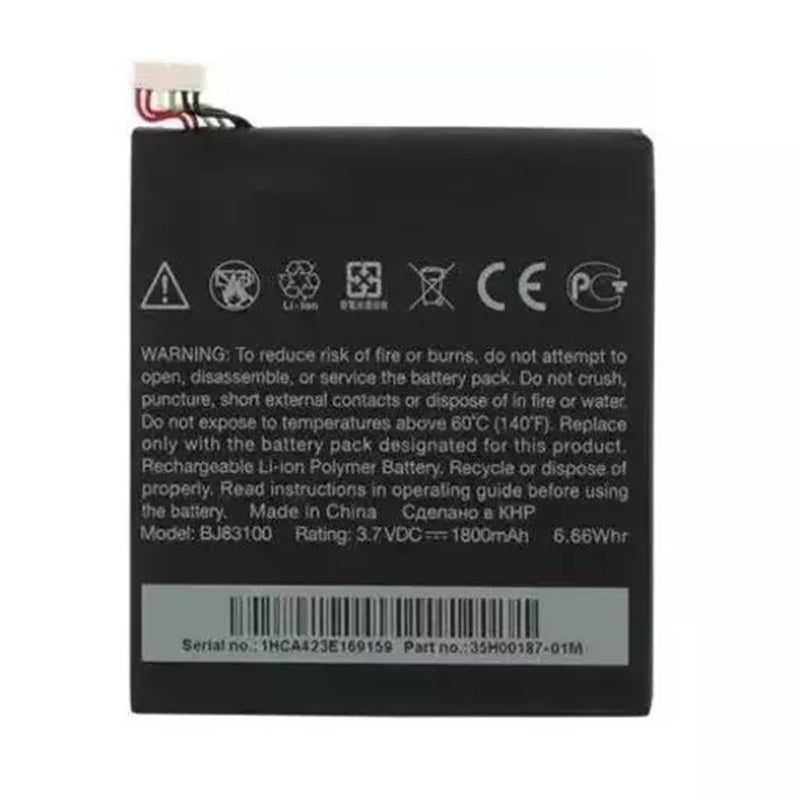 Batterie de remplacement pour HTC One X G23 S720e, BJ83100