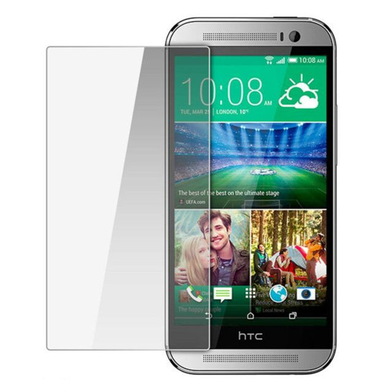 (2 Pack) Tempered Glass Screen Protector for HTC M8