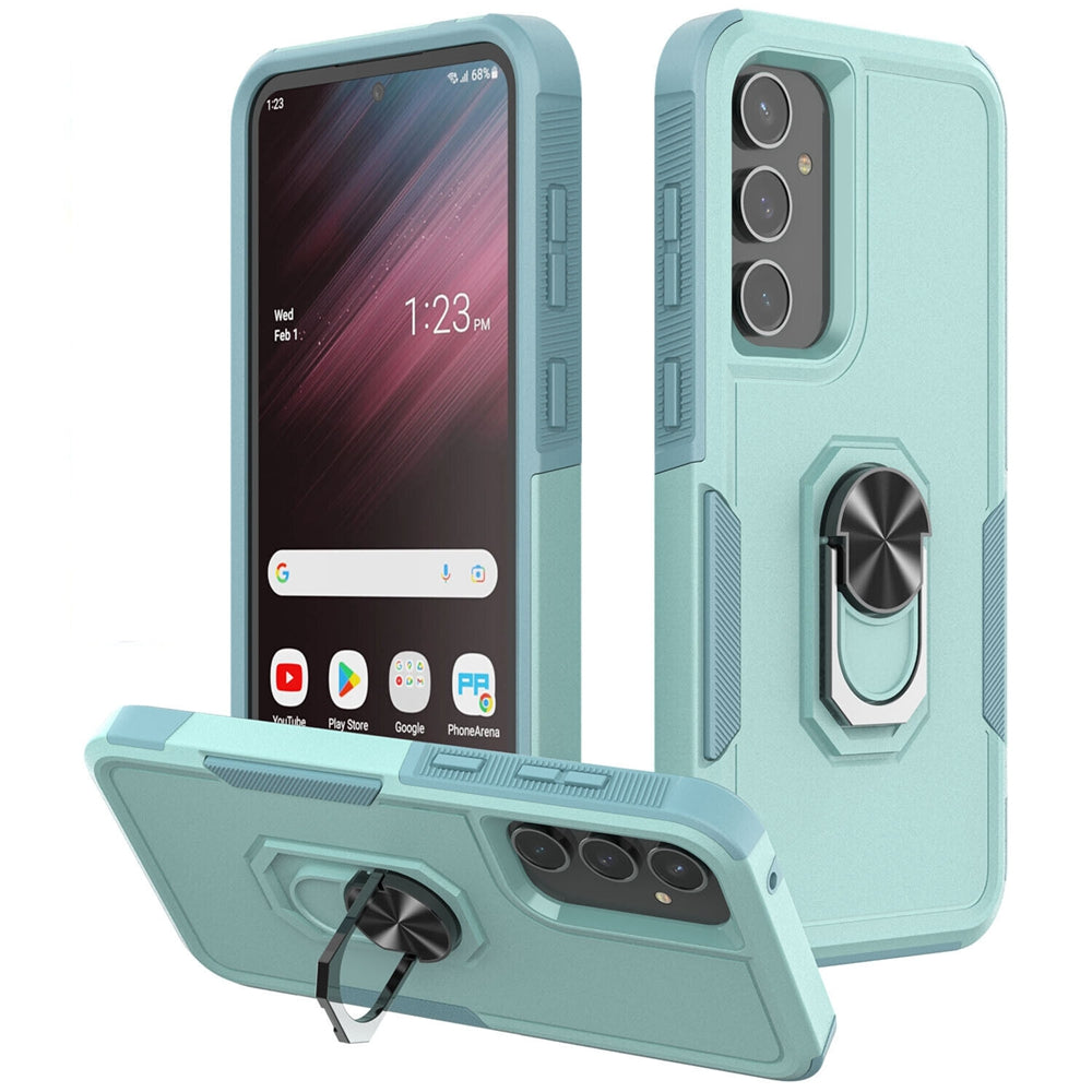 Coque robuste avec anneau pour Samsung Galaxy A16