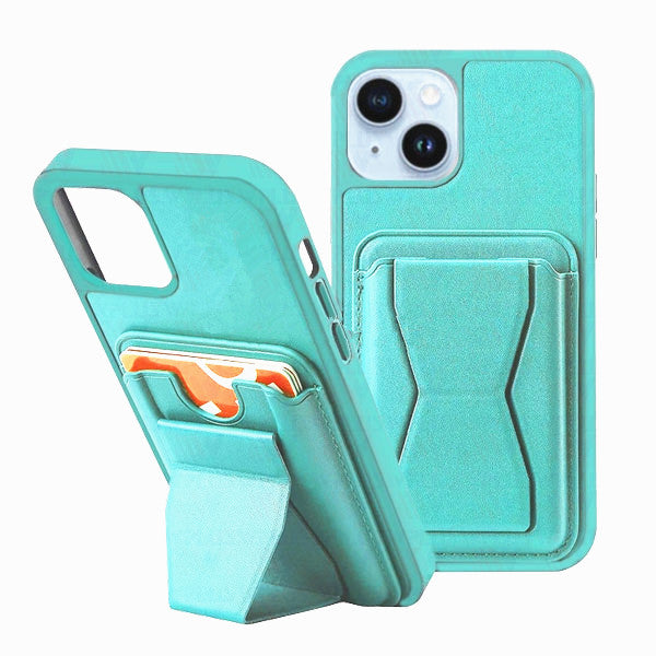 Card Holder Wallet Case with Kickstand for iPhone 13 / 14