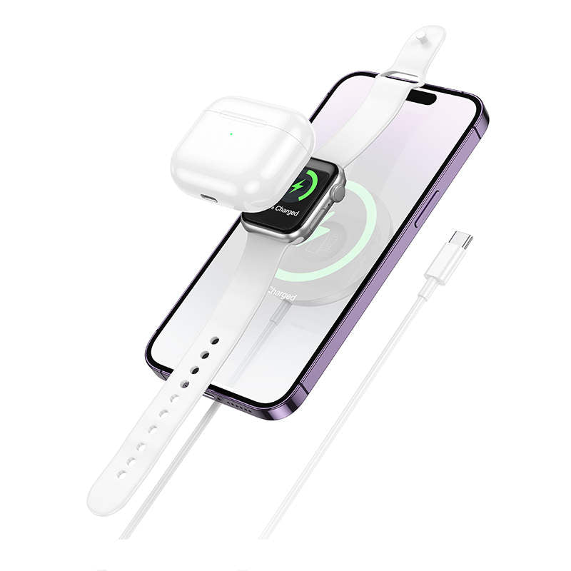 3 in 1 MagSafe Magnetic Fast Wireless Charger for iPhone AirPods Apple Watch