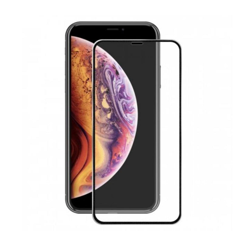 Protecteur d'écran en verre trempé à couverture complète incurvée pour iPhone Xr / 11