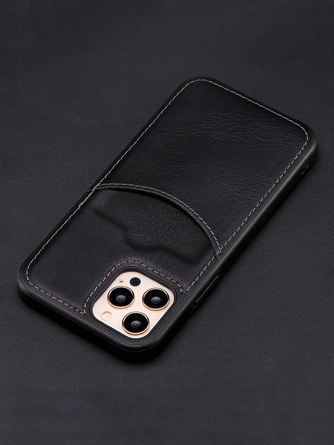 Leather Pocket Case for iPhone 13 Pro