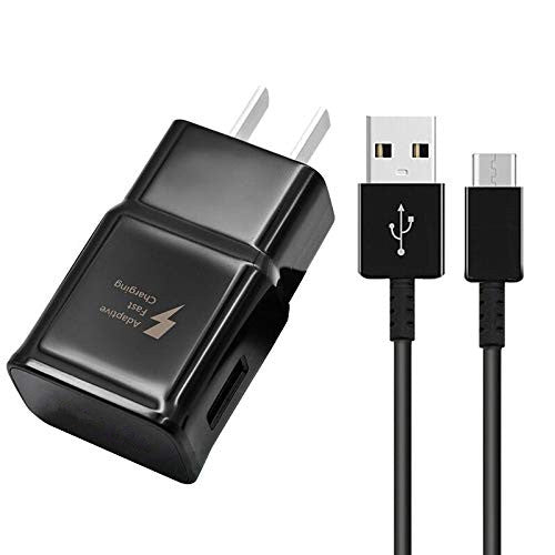 Adaptateur d'alimentation USB à charge rapide, chargeur mural et câble Micro USB pour téléphones Samsung Motorola Google