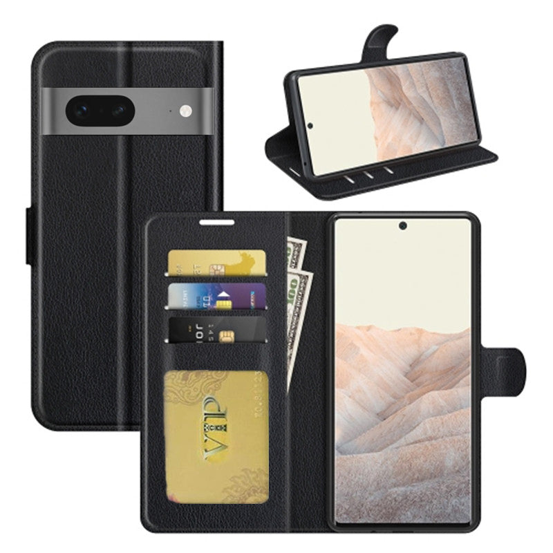 Leather Folio Wallet Case for Google Pixel 8