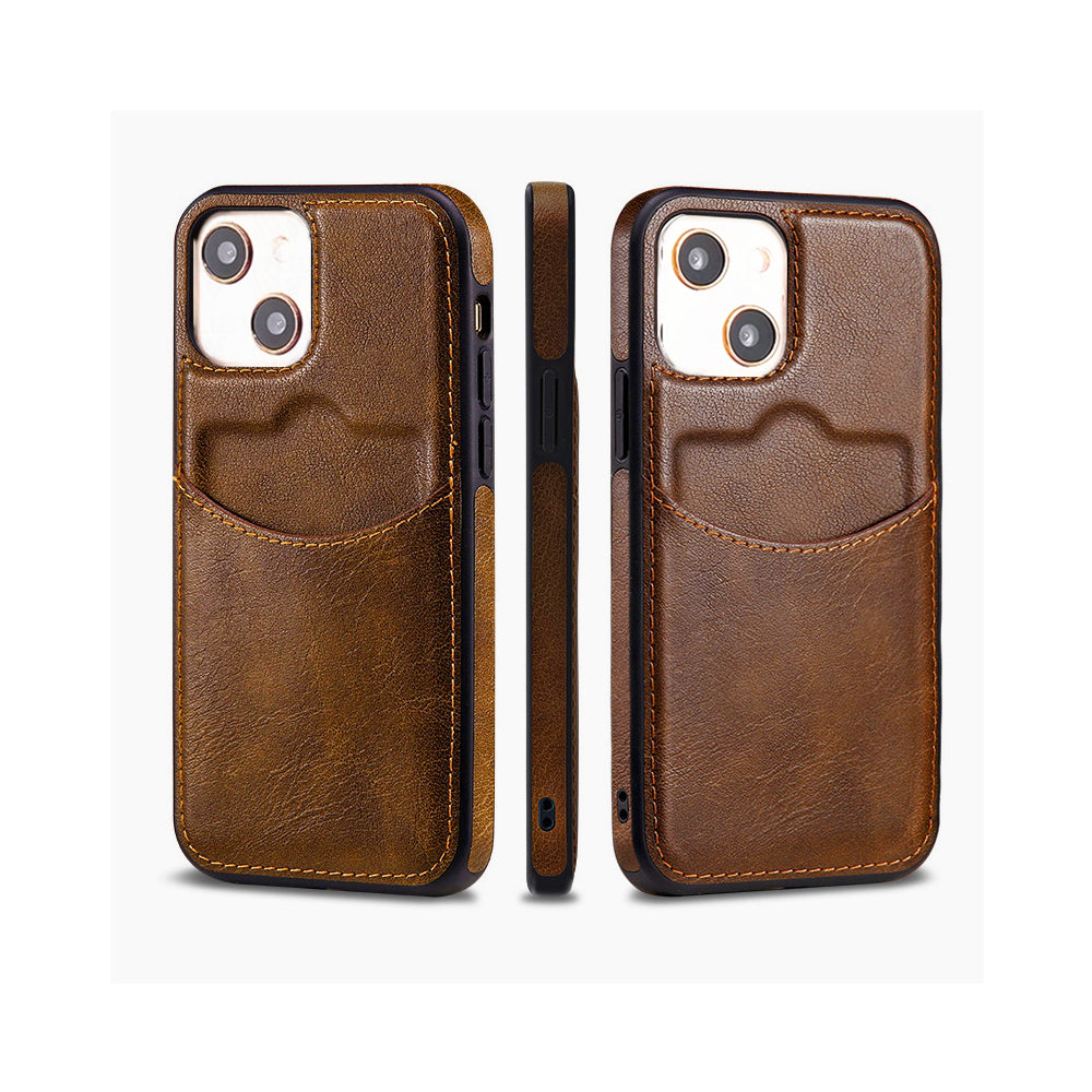 Leather Pocket Case for iPhone 13