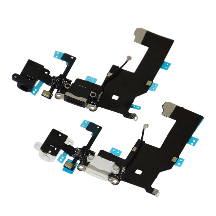 USB Charging Port Audio Jack & Mic Flex Cable for iPhone 5