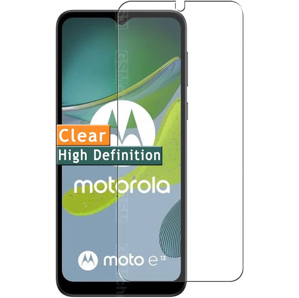 (Paquet de 2) Protecteur d'écran en verre trempé pour Motorola Moto E13 (4G)