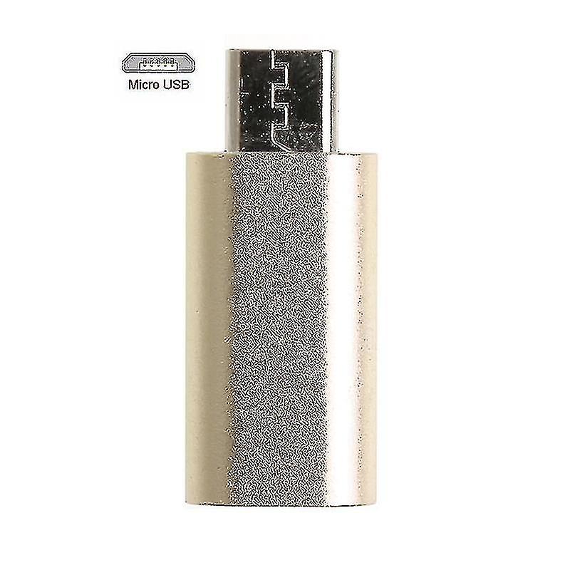 (2 Pack) Lightning Female to Micro USB Male Adapter Connector