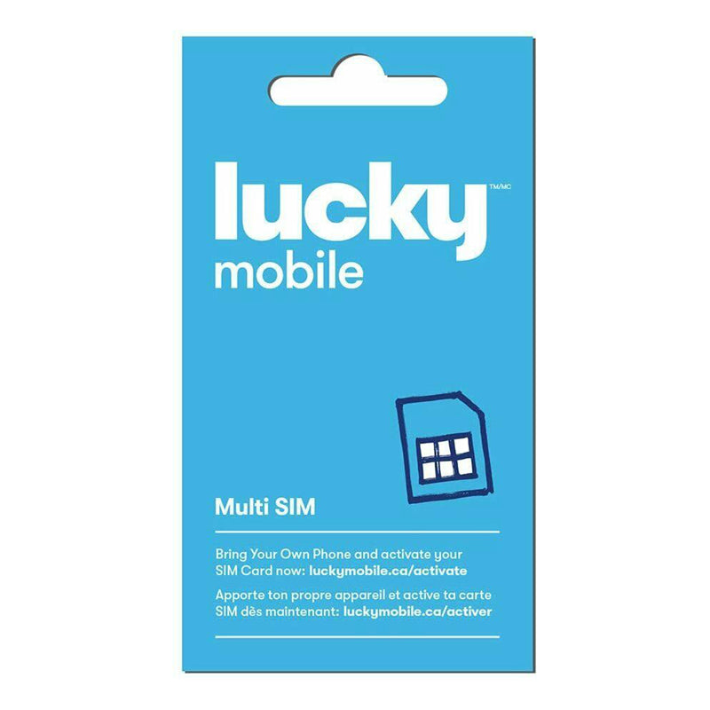 Lucky Mobile CANADA 4G LTE Prepaid Sim Card