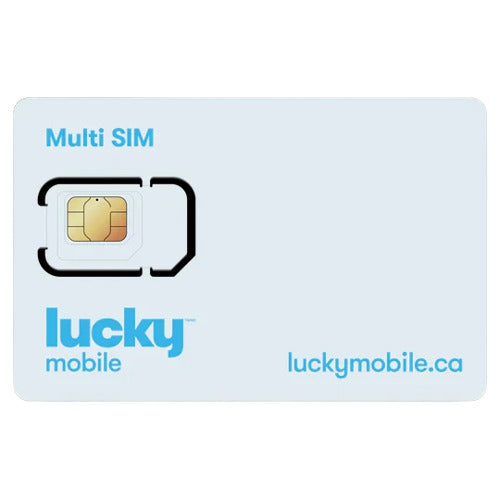 Lucky Mobile CANADA 4G LTE Prepaid Sim Card