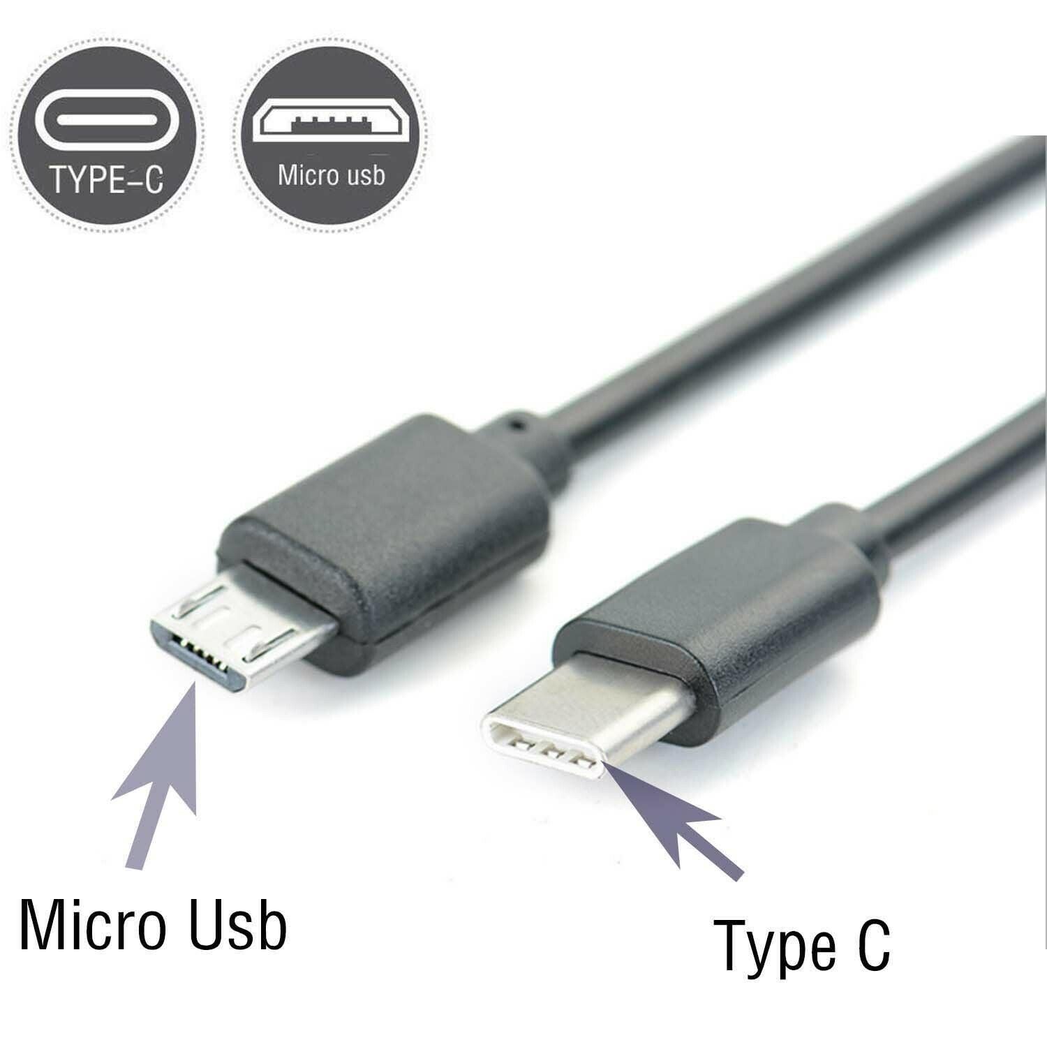 Câble de données de chargement micro USB vers USB-C (1 m)