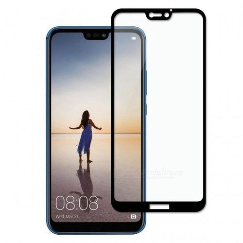 Protecteur d'écran en verre trempé incurvé à couverture complète pour Huawei P20 Lite