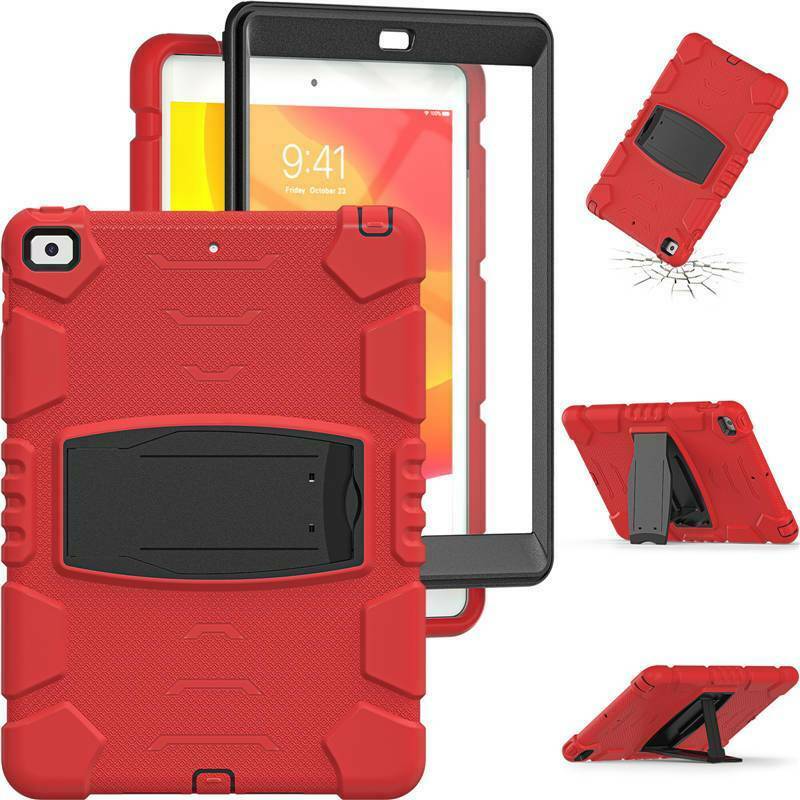 Rugged Defender Case for iPad 5 6 (5th 6th Gen.) / Air 1 2 (1st 2nd Gen.) / Pro 9.7