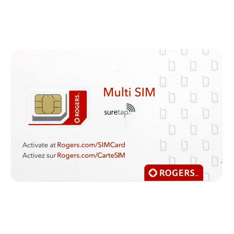 Rogers Mobile CANADA 5G / 4G LTE Prepaid Multi Sim Card