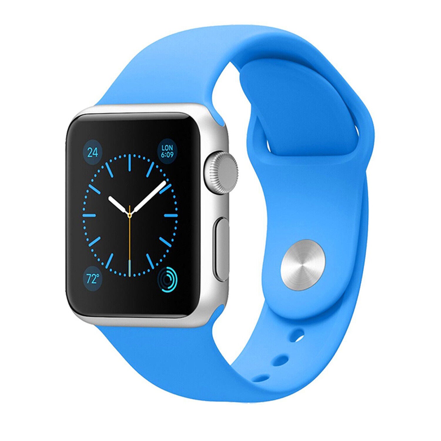 Bracelet de rechange en silicone souple pour Apple Watch iWatch