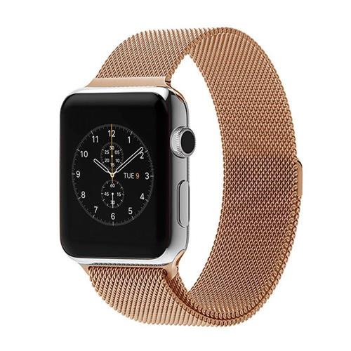 Bracelet de remplacement à boucle magnétique en métal pour Apple Watch iWatch