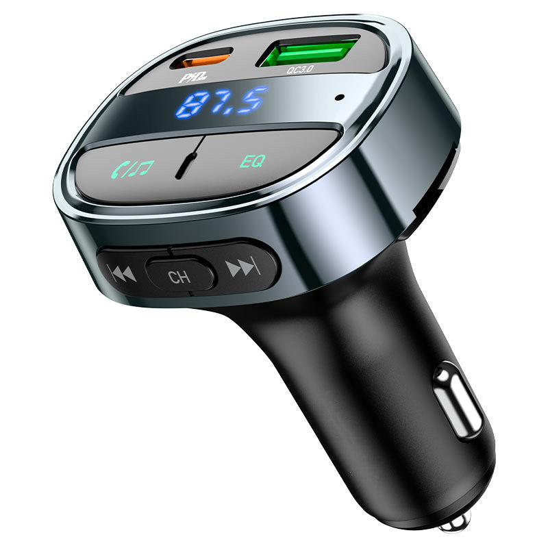 Wireless Bluetooth FM Transmitter Radio USB-C Car Charger