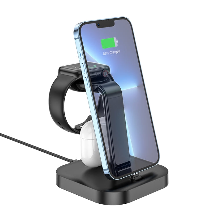 3 in 1 Magnetic Wireless Charger Stand Dock Station