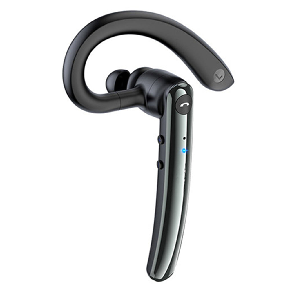 Wireless Bluetooth Headphone Single Ear Hook Headset with Mic