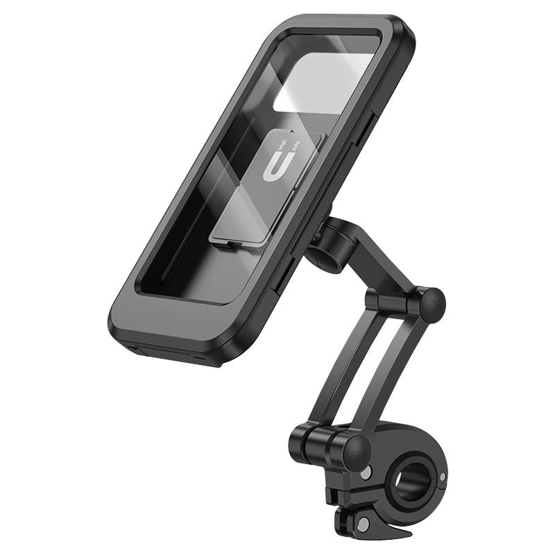 Support de téléphone portable réglable et étanche, pour moto, vélo, poussette