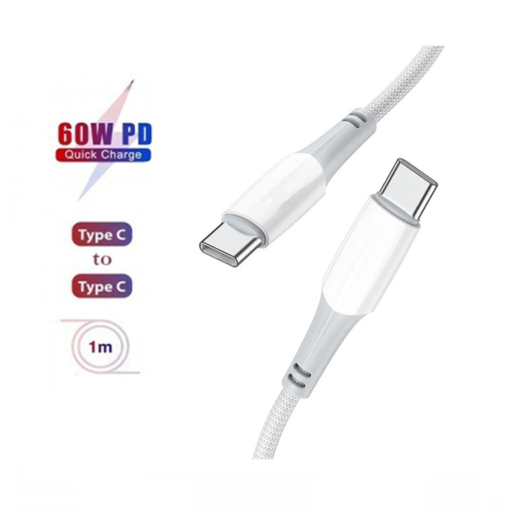 (60W) USB-C to USB-C Fast Charging Data Cable (1m)