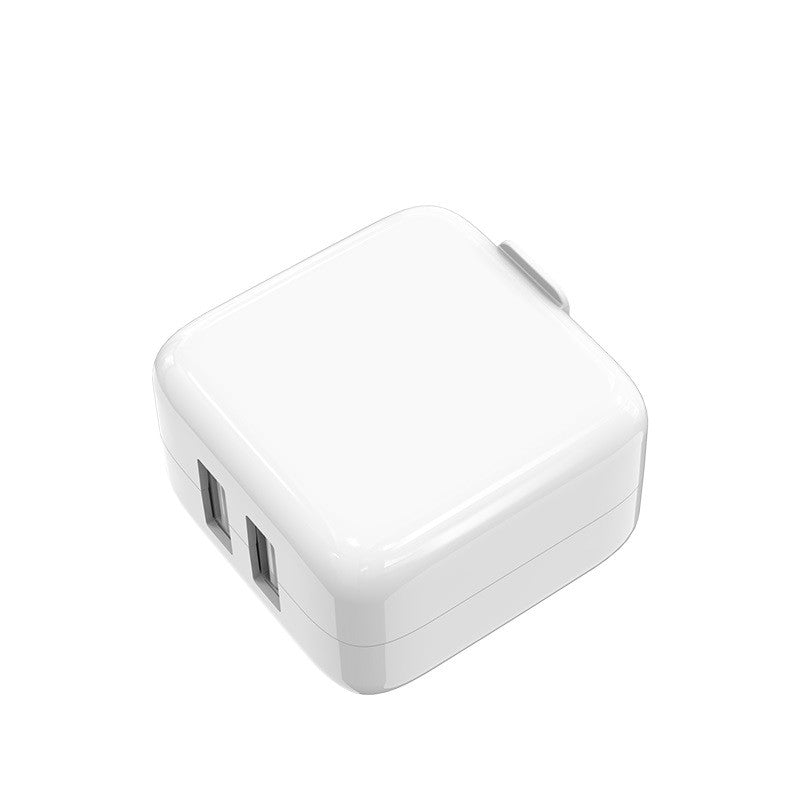 Adaptateur de voyage pour chargeur de prise murale d'alimentation USB-A à deux ports