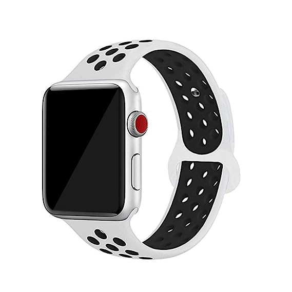 Bracelet de rechange en silicone Nike Sport pour Apple Watch iWatch