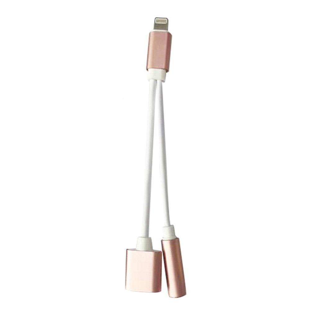 2 in 1 Lightning to Audio Jack Adapter & Charge Charging Cable