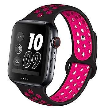 Bracelet de rechange en silicone Nike Sport pour Apple Watch iWatch