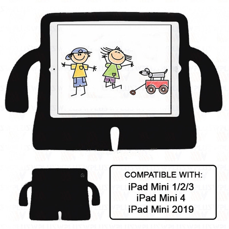 Étui en silicone pour enfants pour iPad Mini 1/2/3/4/5 (1ère/2ème/3ème/4ème/5ème génération) 7,9