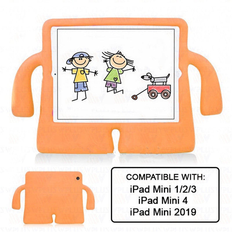 Étui en silicone pour enfants pour iPad Mini 1/2/3/4/5 (1ère/2ème/3ème/4ème/5ème génération) 7,9