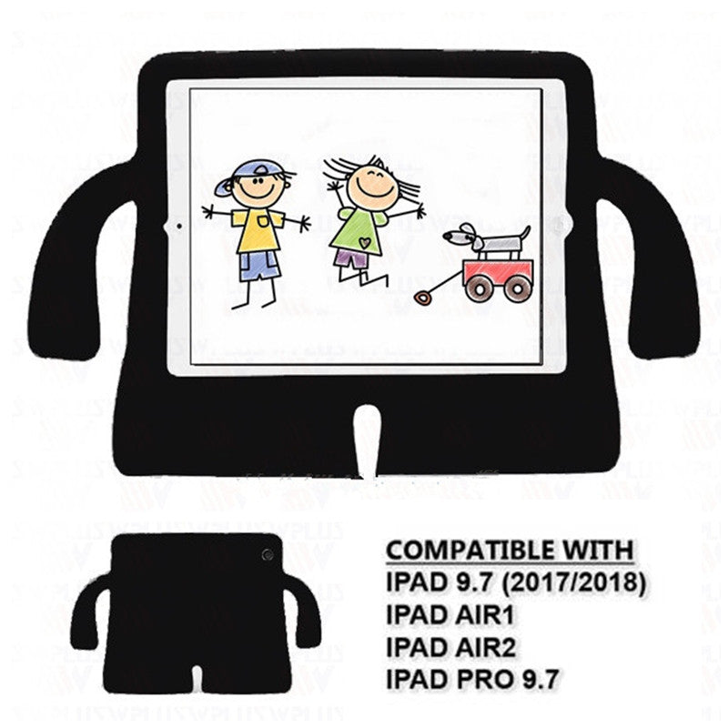 Coque en silicone pour enfants pour iPad 5 6 (5ème 6ème génération) / Air 1 2 (1ère 2ème génération) / Pro 9,7