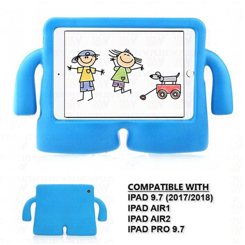 Silicone Kids Case for iPad 5 6 (5th 6th Gen.) / Air 1 2 (1st 2nd Gen.) / Pro 9.7