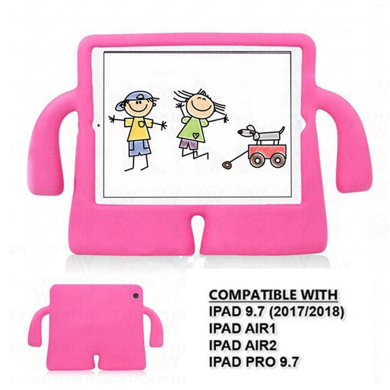 Coque en silicone pour enfants pour iPad 5 6 (5ème 6ème génération) / Air 1 2 (1ère 2ème génération) / Pro 9,7