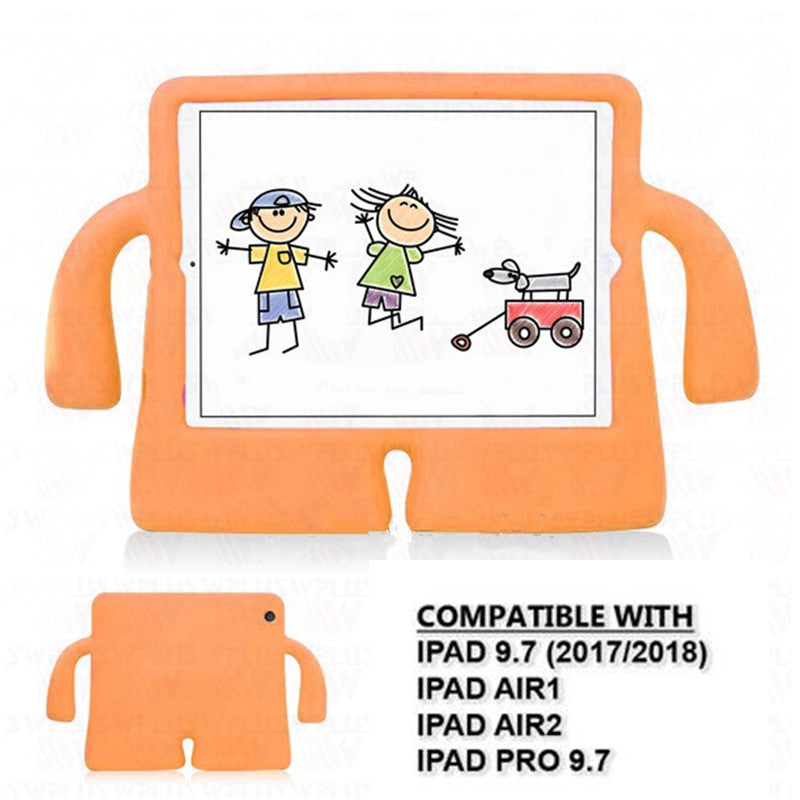 Coque en silicone pour enfants pour iPad 5 6 (5ème 6ème génération) / Air 1 2 (1ère 2ème génération) / Pro 9,7