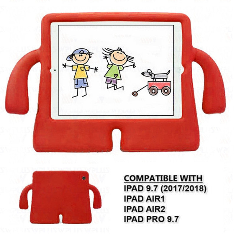 Coque en silicone pour enfants pour iPad 5 6 (5ème 6ème génération) / Air 1 2 (1ère 2ème génération) / Pro 9,7