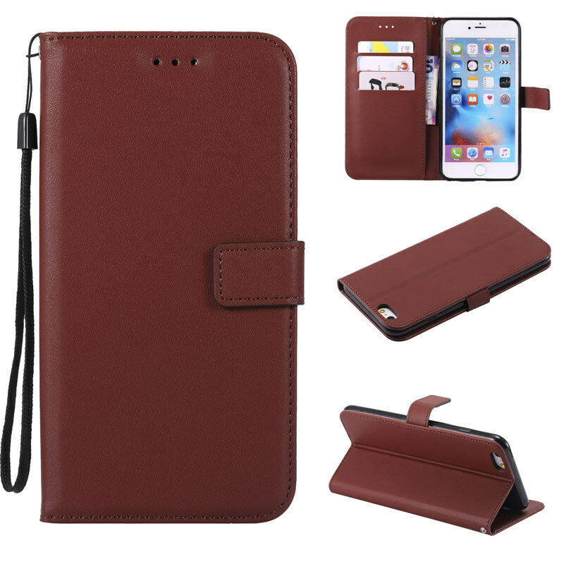 Étui portefeuille Folio en cuir pour iPhone 5 / 5S