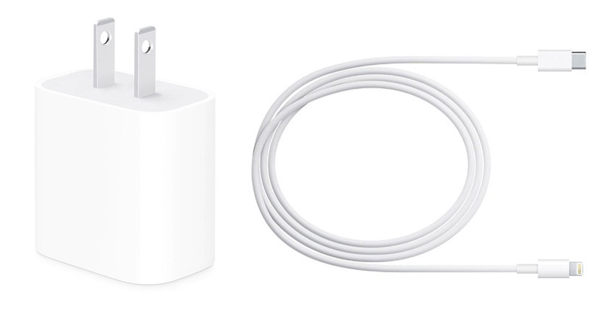 (35 W) Adaptateur secteur à charge rapide USB-C Chargeur mural et câble USB-C vers Lightning/USB-C