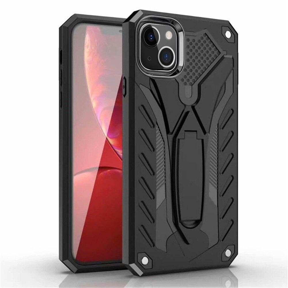 Rugged Kickstand Case for iPhone 15 Plus / 14 Plus