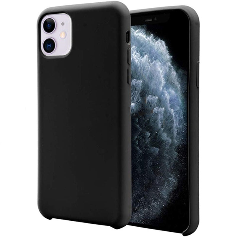 Coque en silicone liquide pour iPhone 11