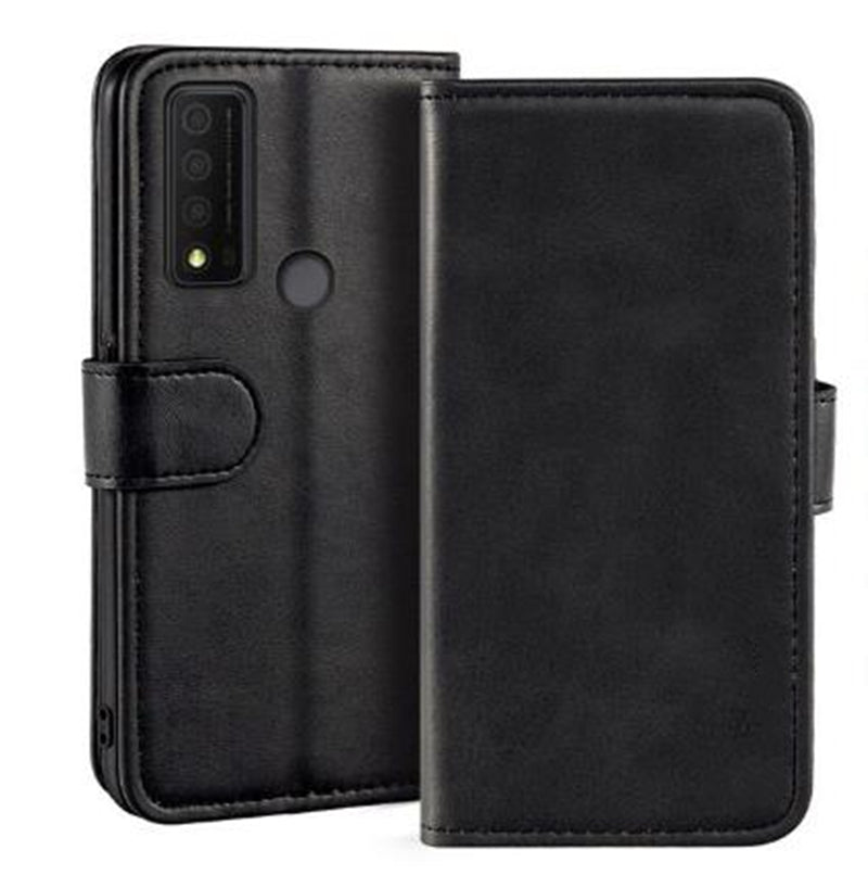 Leather Folio Wallet Case for TCL 30 XE 5G