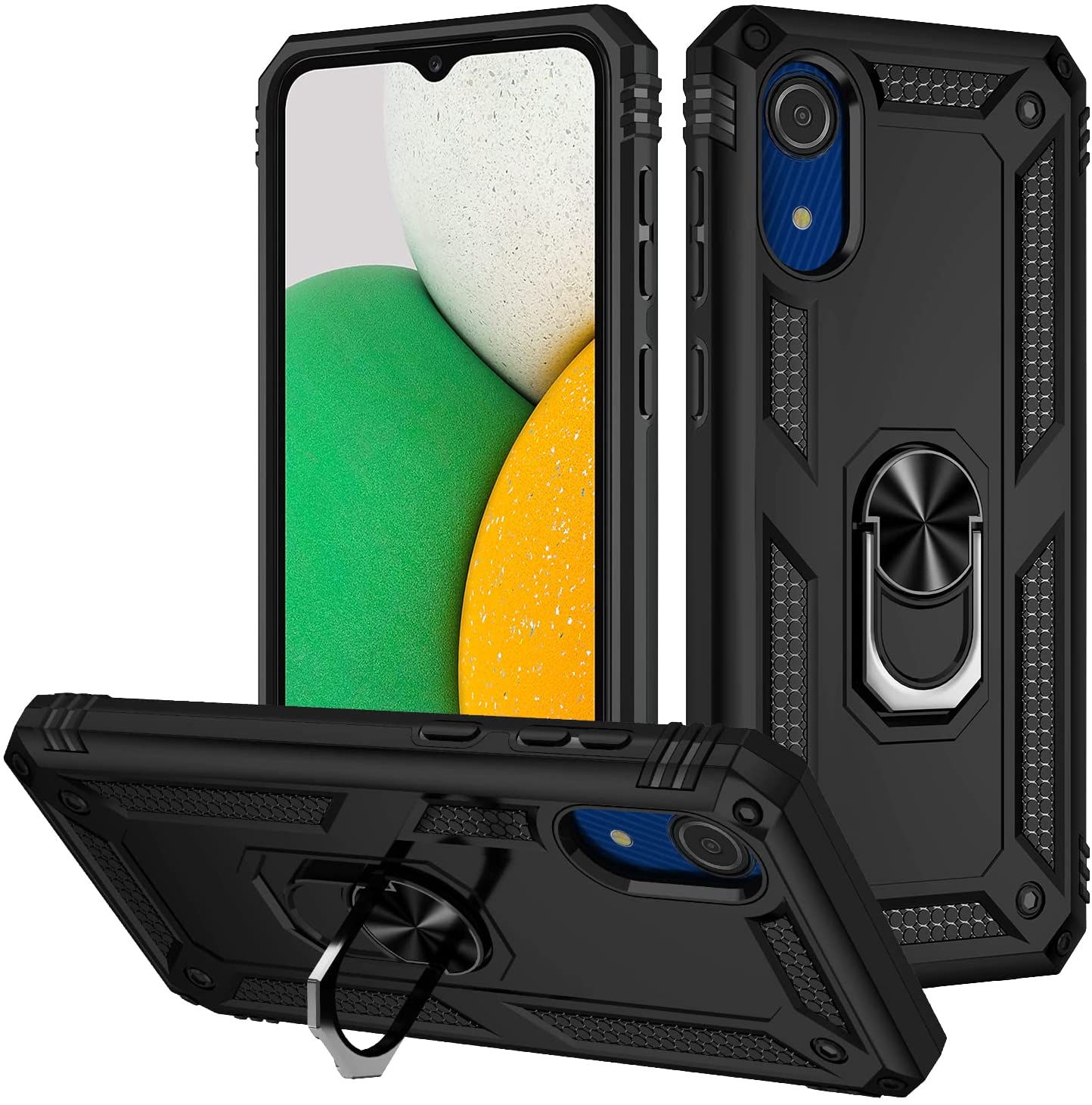 Hybrid Ring Case for Samsung Galaxy A03 Core