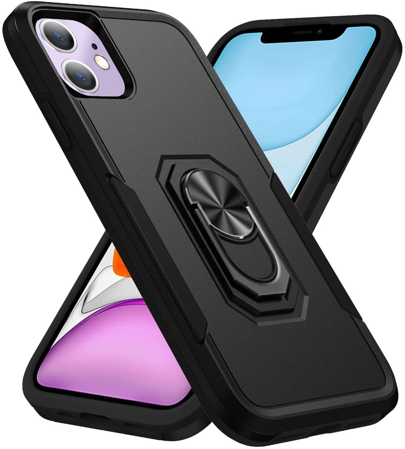 Heavy Duty Ring Case for iPhone 11